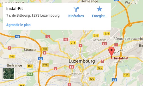 Google maps Instalfit