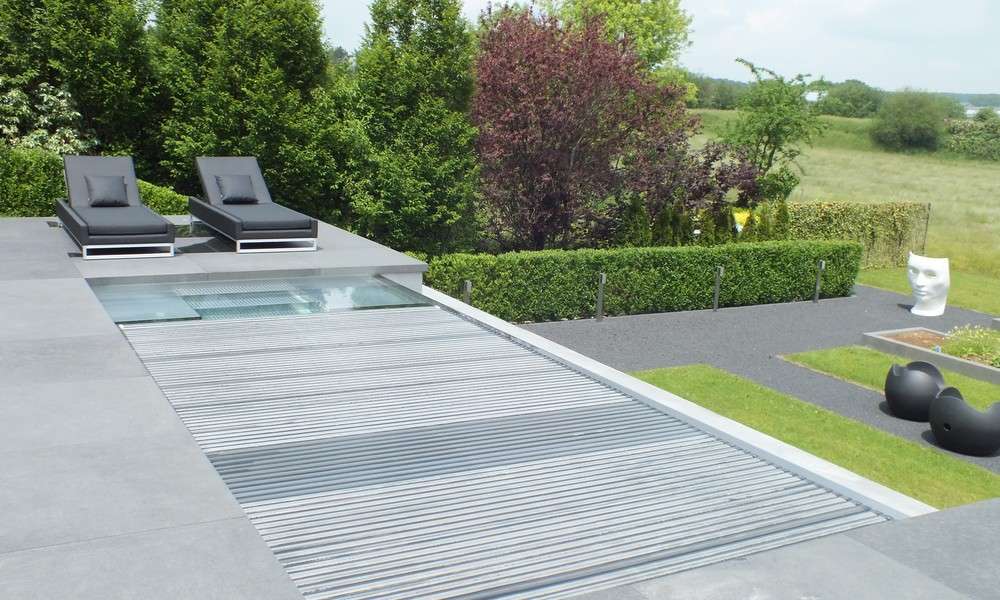 Piscine inox extérieur Luxembourg