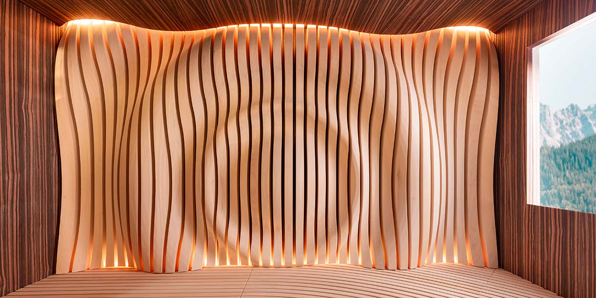 Sauna Intérieur Décoratif Alpha Wellness